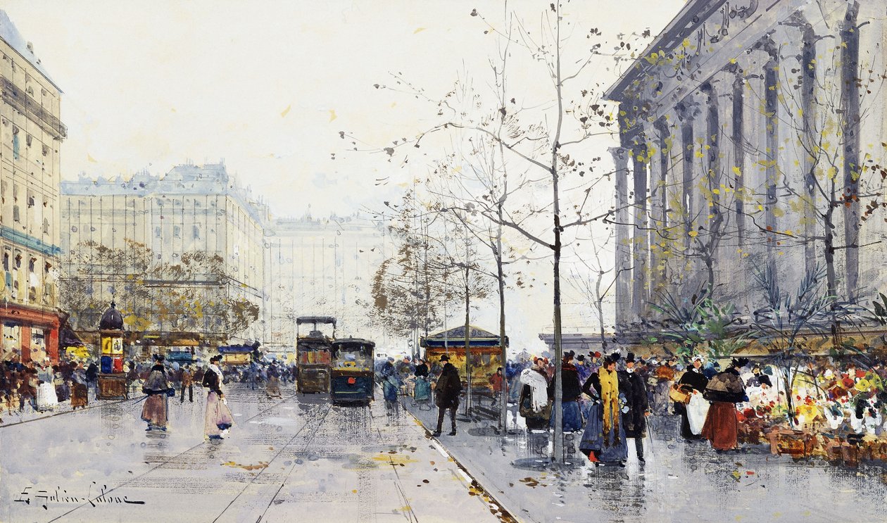 Madeleine, Pariisi tekijältä Eugene Galien Laloue