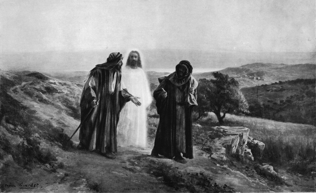 Opetuslapset Emmauksessa, 1905, 1912 tekijältä Eugene Alexis Girardet