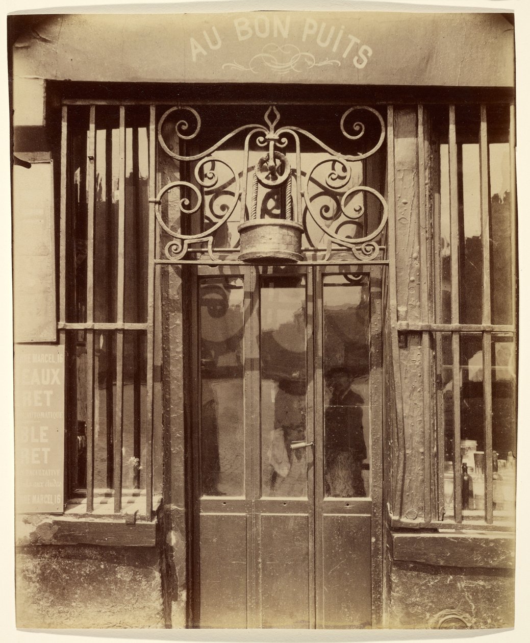 Au bon puits, Rue Michel Le Conte 36 (IIIe) tekijältä Eugène Atget