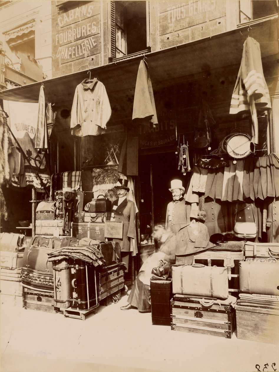 Myymälä Rue du Petit Thomasilla tekijältä Eugène Atget
