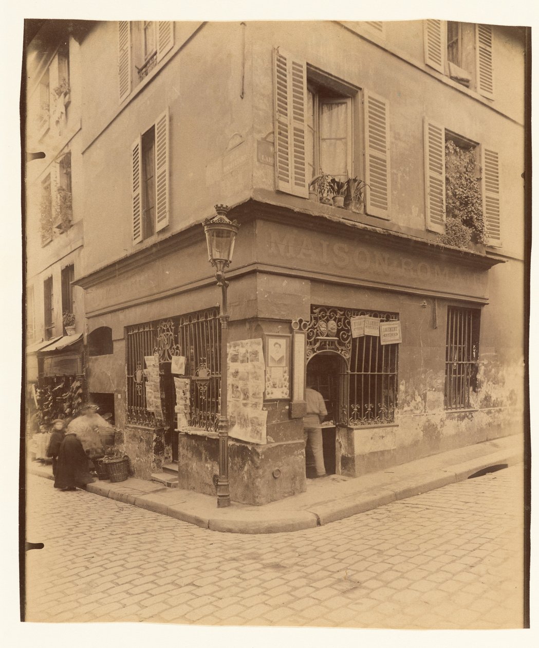 Kabaree Rue Mouffetardilla tekijältä Eugène Atget