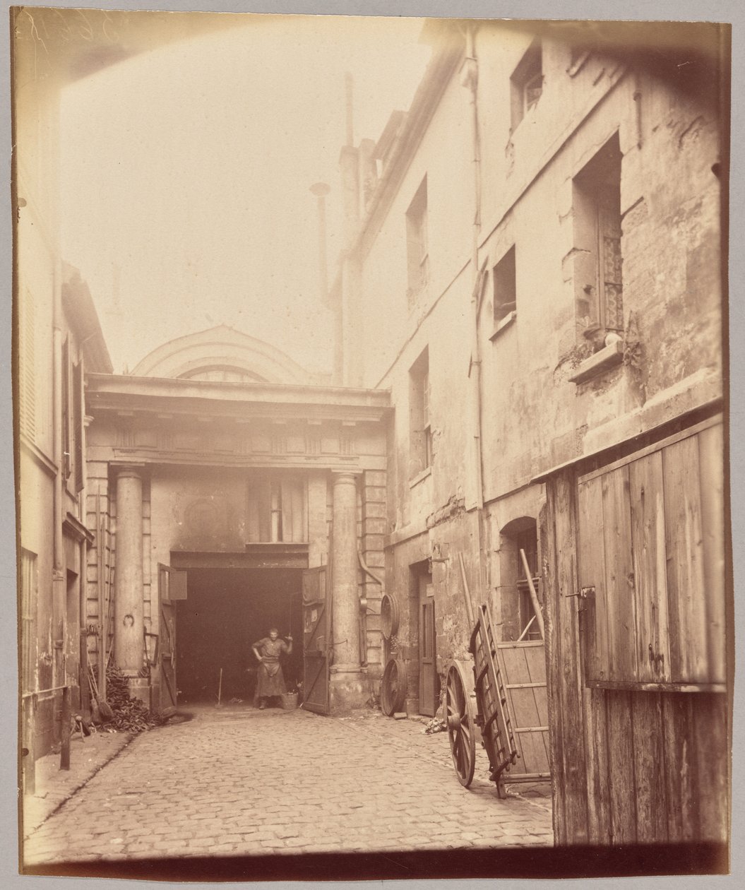 Kappeli, Rue Saint-Jacques tekijältä Eugène Atget