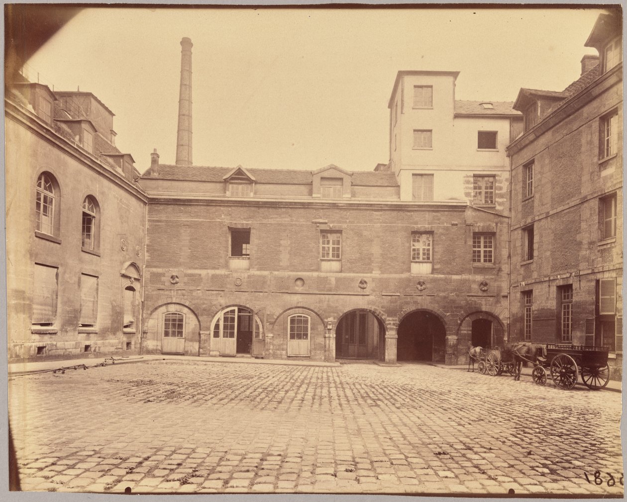 Hôtel Scipion Sardini tekijältä Eugène Atget