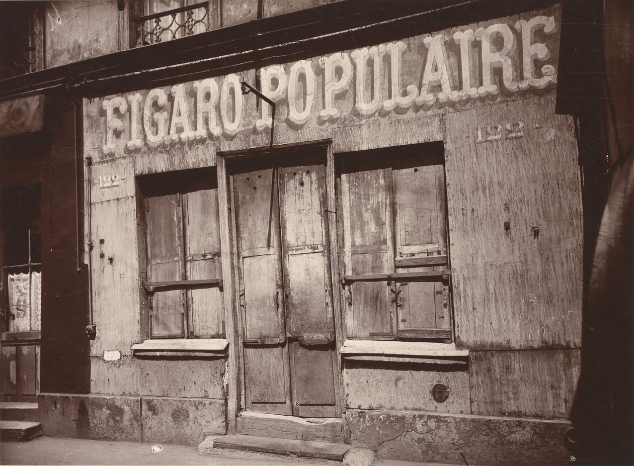 [Le Figaro populaire, Boulevard de la Villette 122] tekijältä Eugène Atget