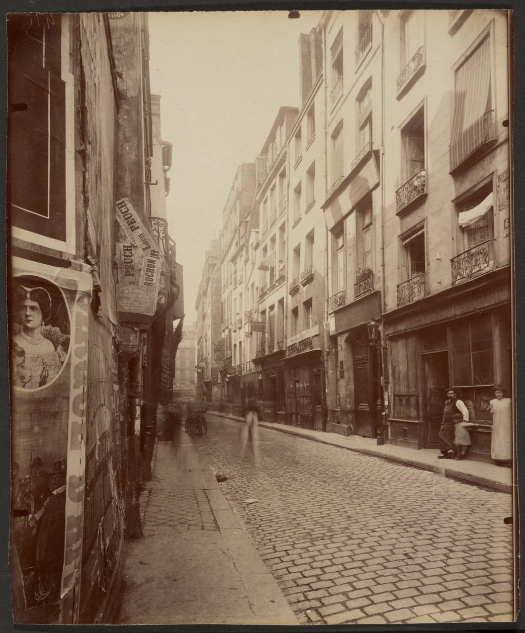 Rue Grenier-Saint-Lazaren talot 4, 6, 8 tekijältä Eugène Atget