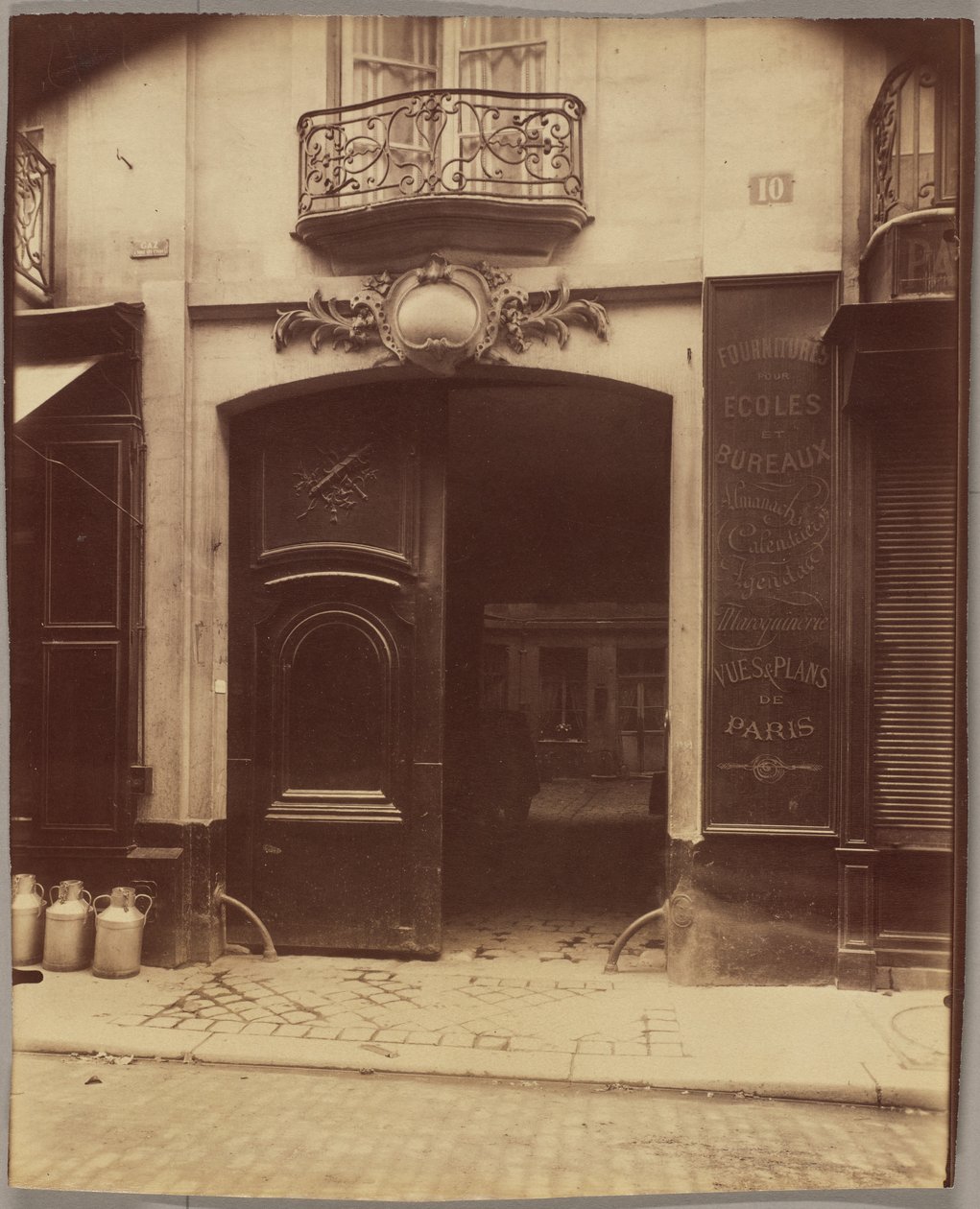 Purettu talo, Rue du Petit-Pont 10 tekijältä Eugène Atget