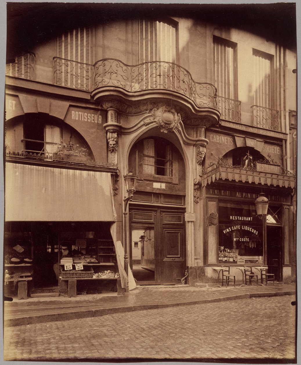 Talo Rue Saint-Jacquesilla tekijältä Eugène Atget
