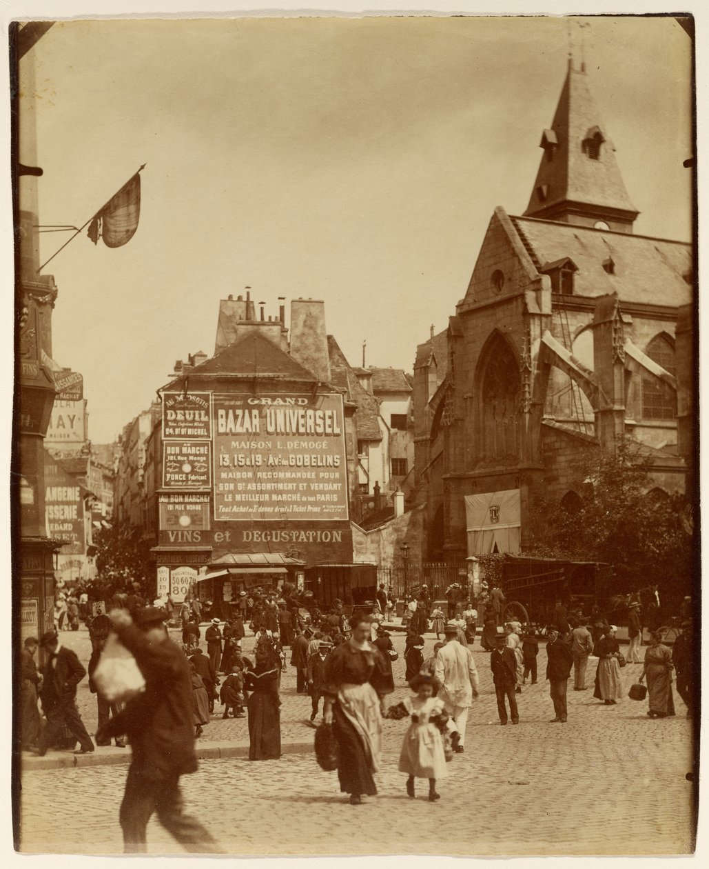 [Place Saint-Médard] tekijältä Eugène Atget