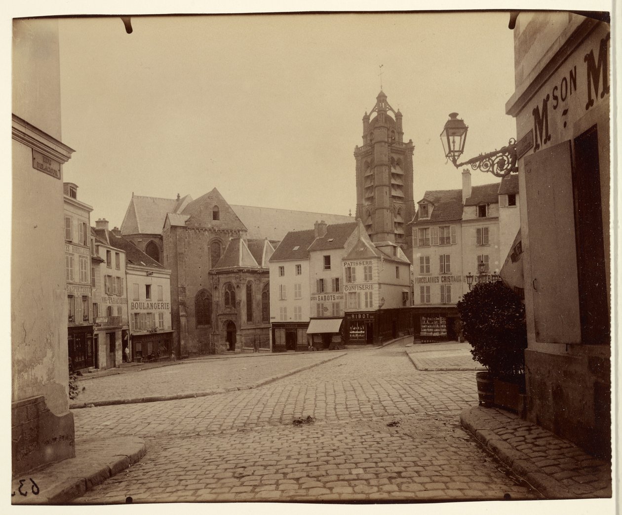 Pontoise, Place du Grand Martroy tekijältä Eugène Atget