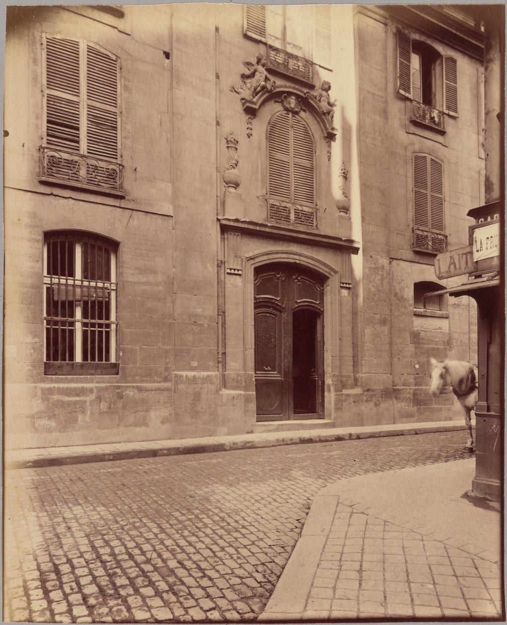 Saint-Merrin pappila, Rue de la Verrerie tekijältä Eugène Atget