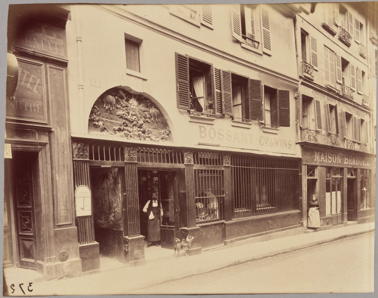 Rue Saint-Sauveur tekijältä Eugène Atget