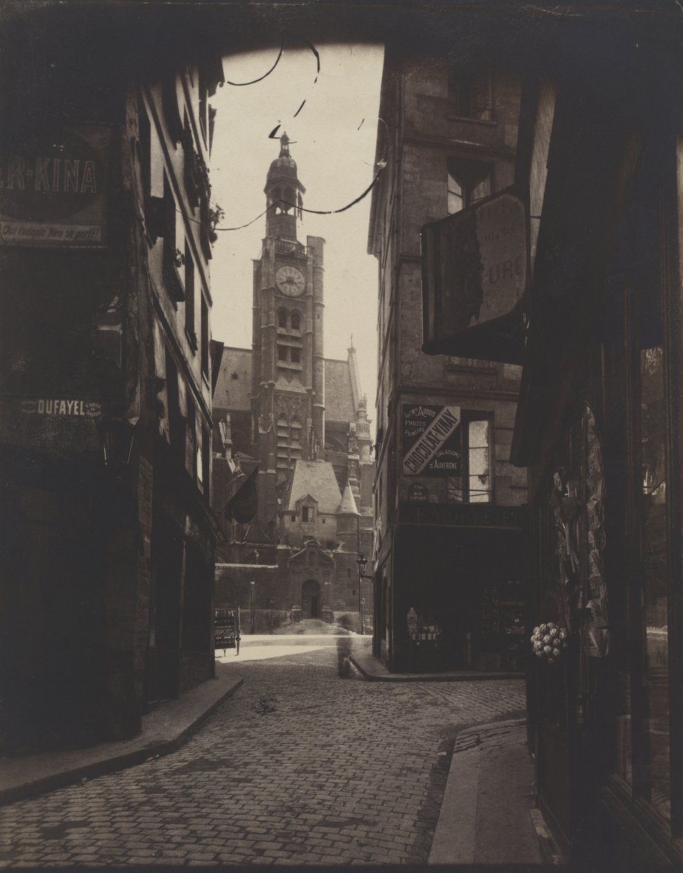 Rue de la Montagne-Sainte-Geneviève tekijältä Eugène Atget