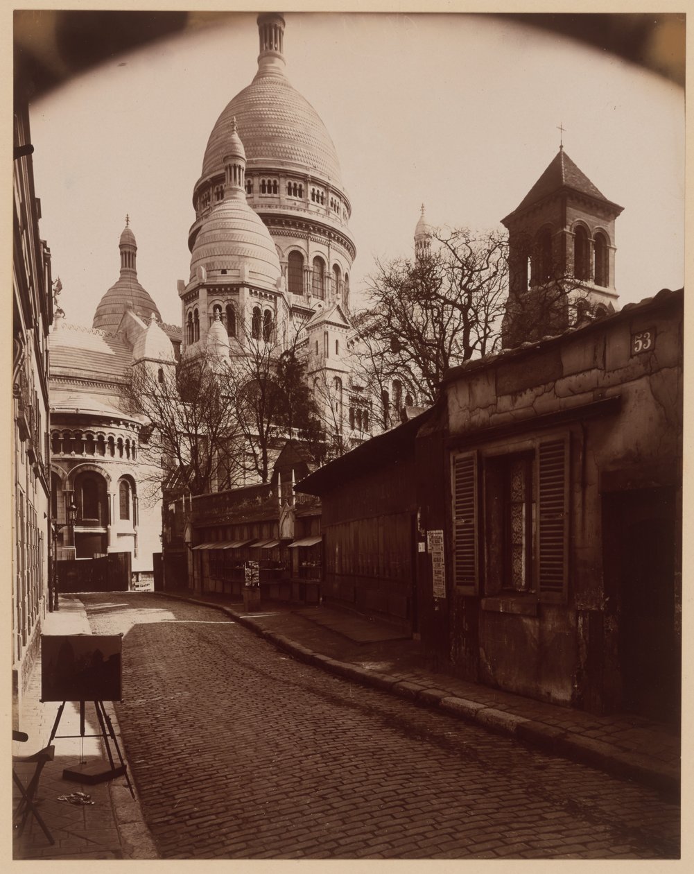 Rue du Chevalier de la Barre tekijältä Eugène Atget