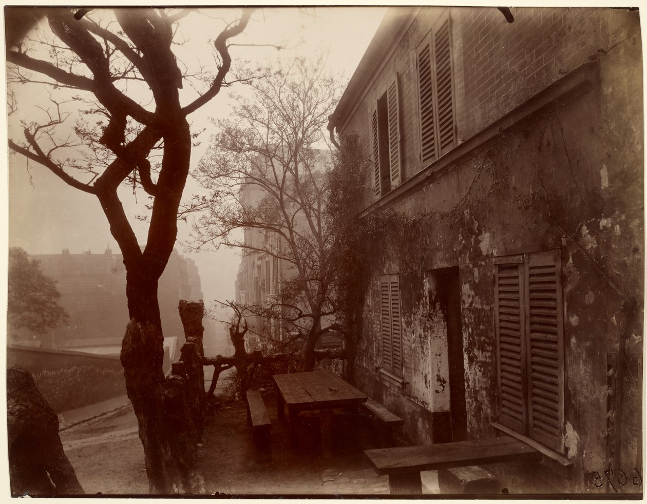Lapin Agile -taverna, Rue des Saules tekijältä Eugène Atget