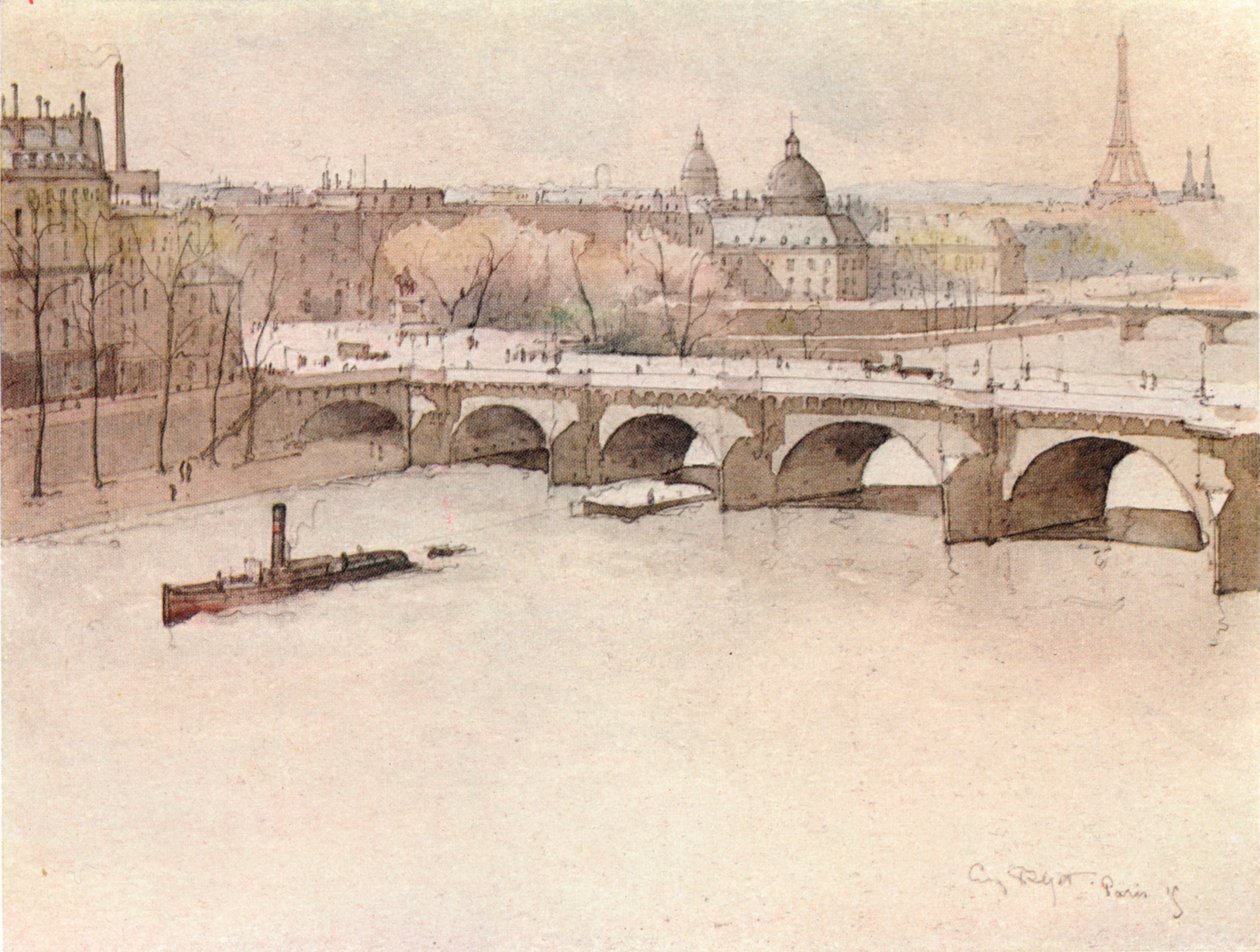 Pont Neuf, 1915 tekijältä Eugene Bejot