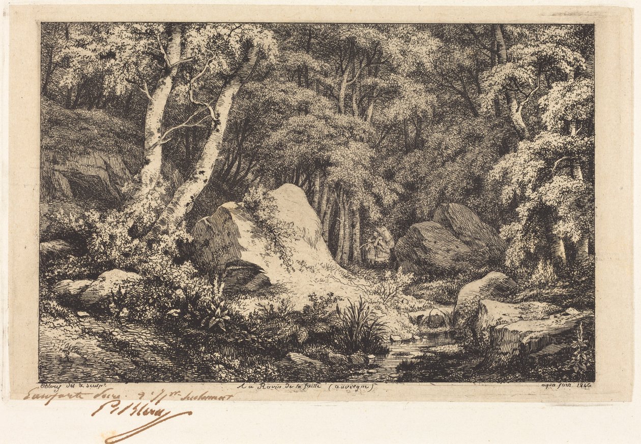 Siirrosrotkolla, Auvergne tekijältä Eugene Bléry