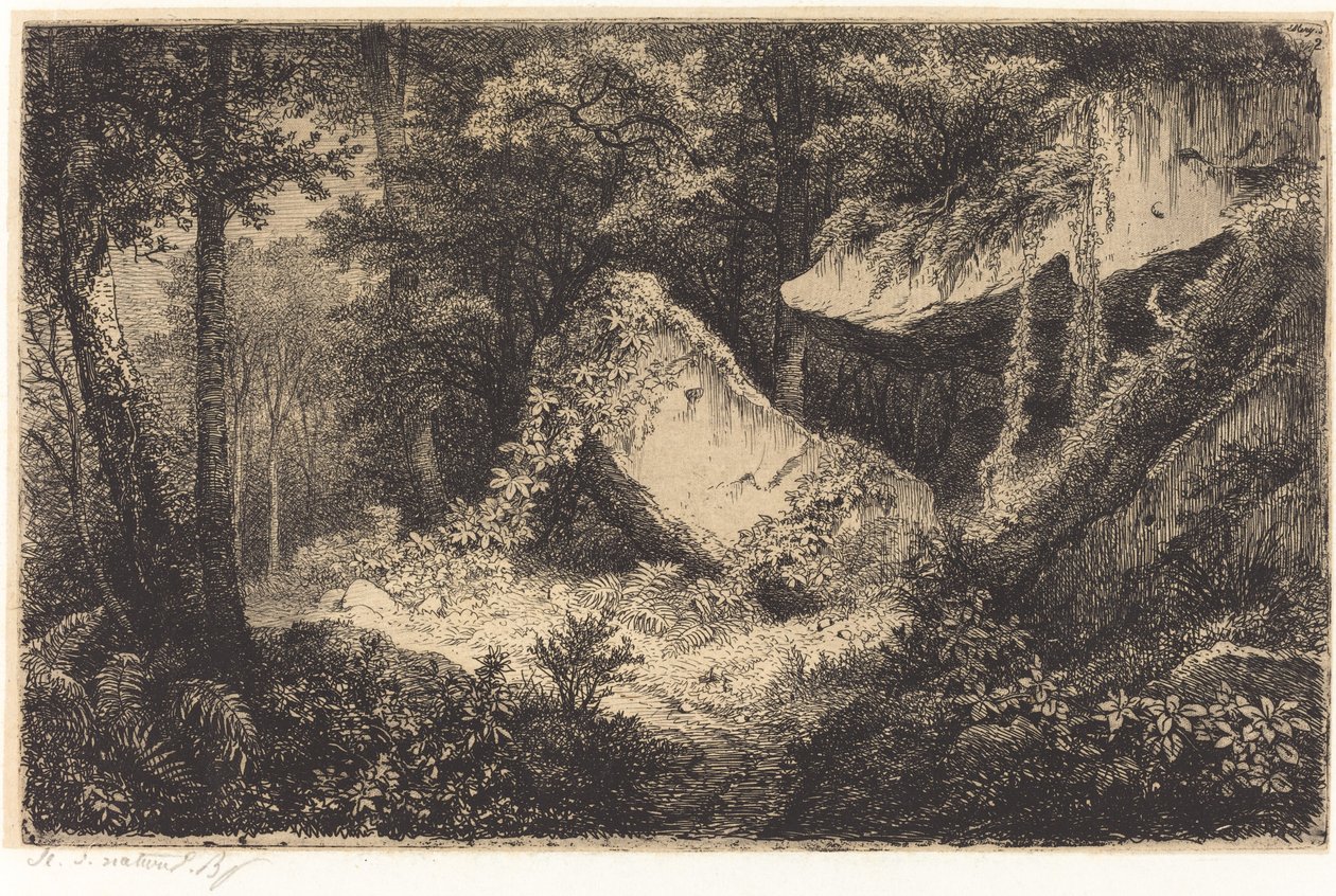 White Rocks, julkaistu 1849. tekijältä Eugene Bléry