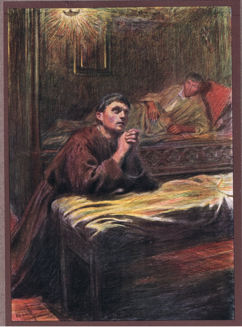 Veli Bernard Quintavallen kääntymys, 1919 tekijältä Eugene Burnand