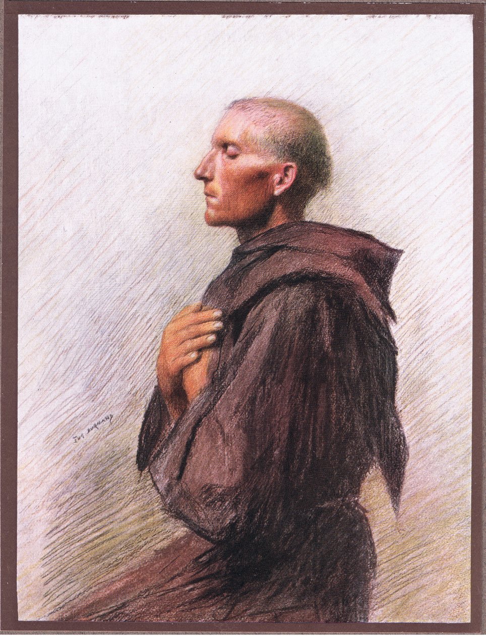 Pastari Burnard of Quintavelle, 1919 tekijältä Eugene Burnand