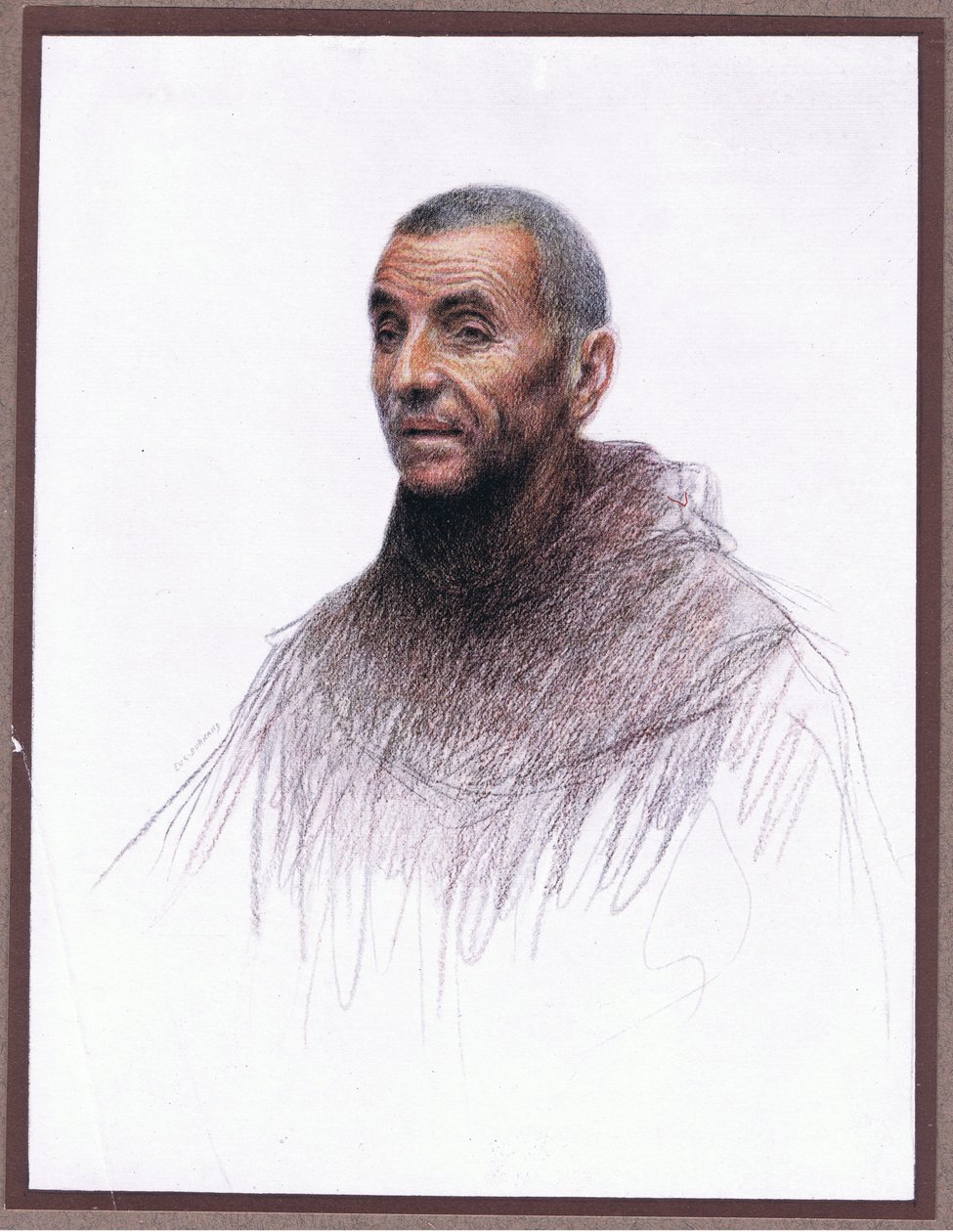 Friar Juniper, 1919 tekijältä Eugene Burnand