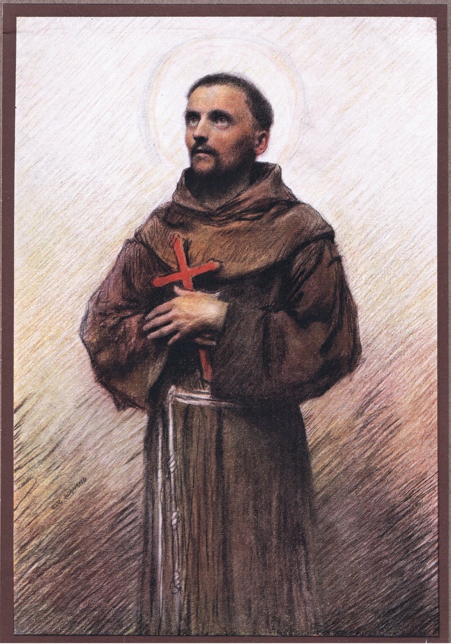 Pyhä Franciscus, 1919 tekijältä Eugene Burnand