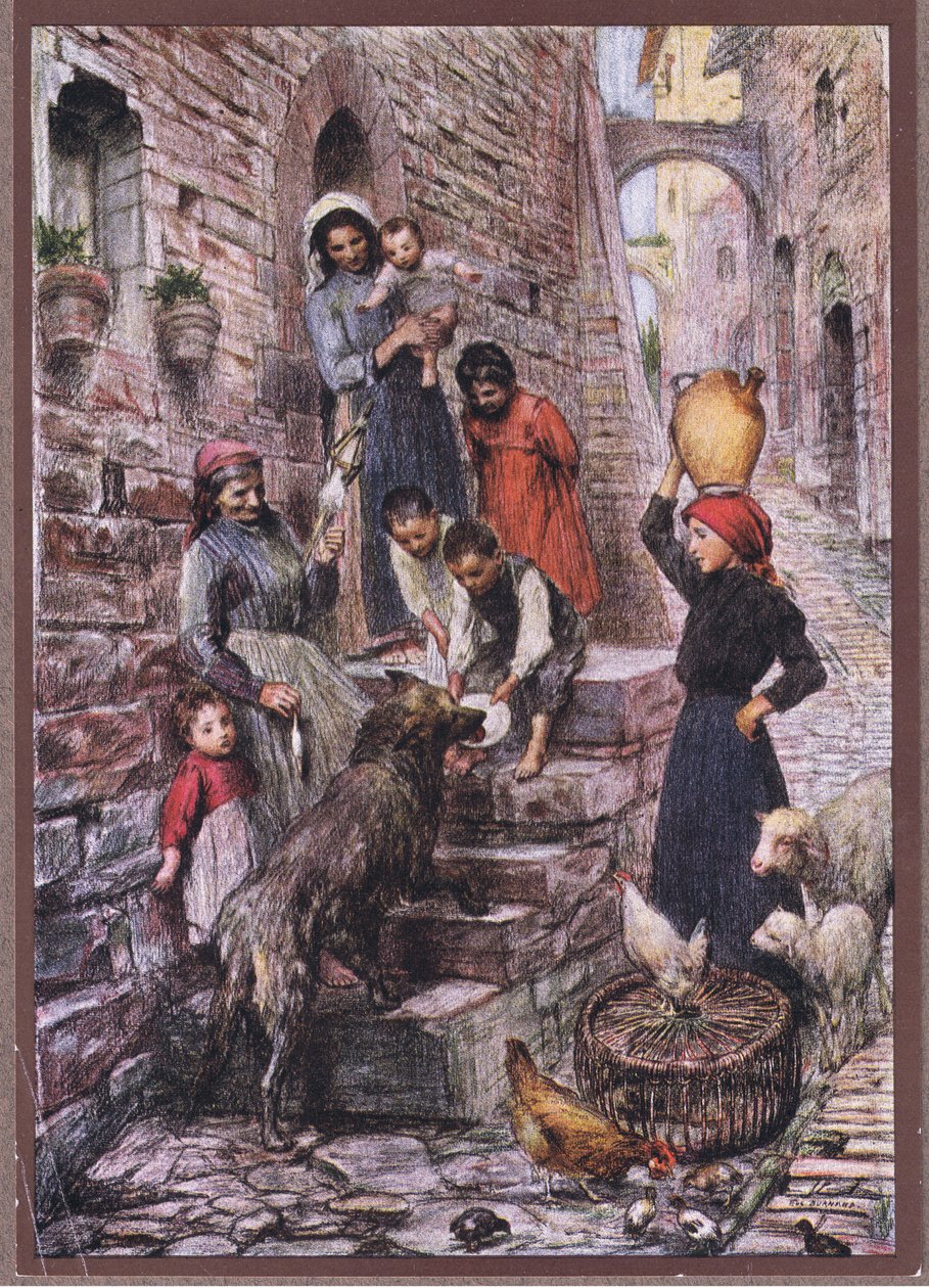 Gubbion susi kääntymisensä jälkeen, 1919 tekijältä Eugene Burnand