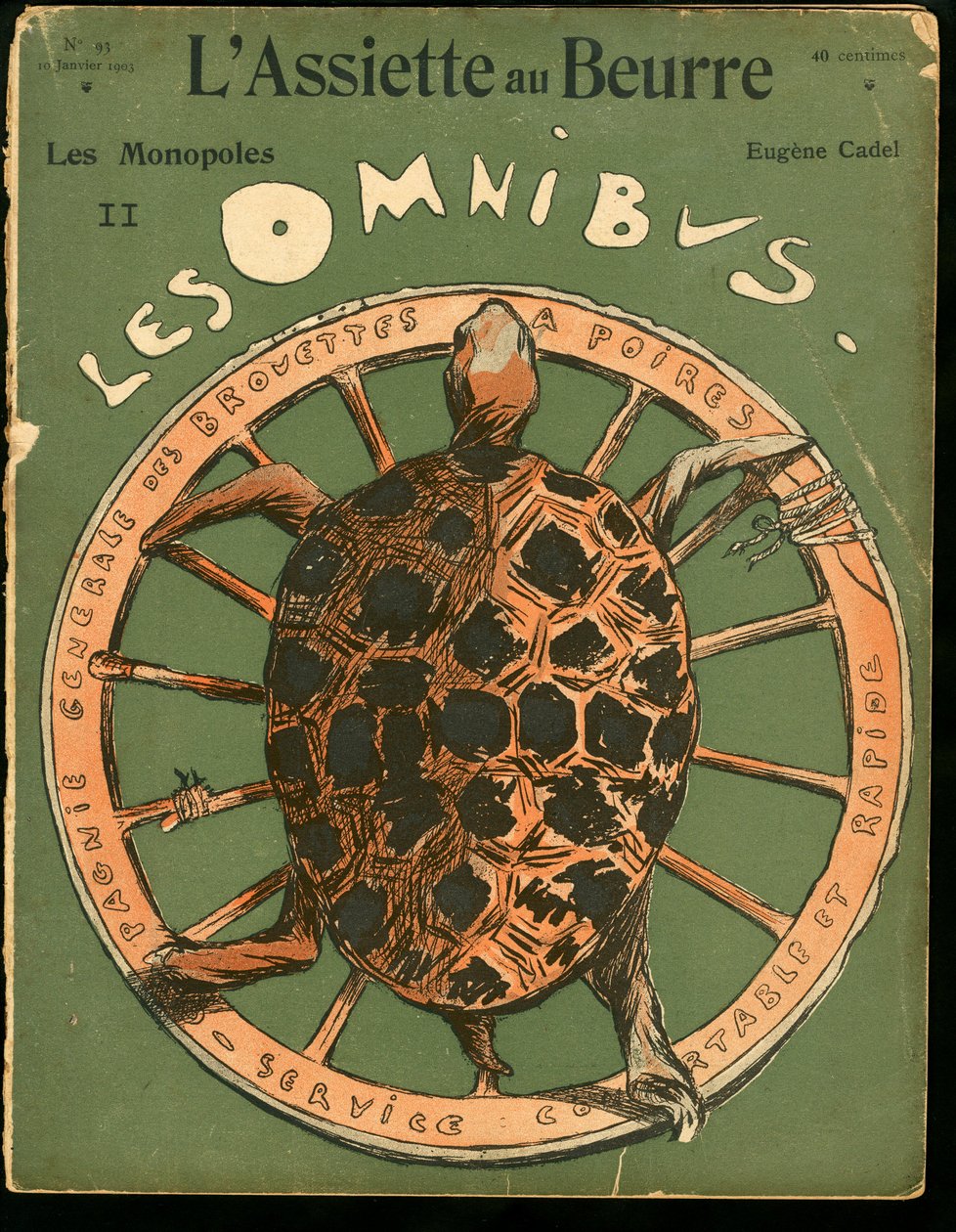 Kansi "" "L’Assiette au Beurre"", numero 93, Satiric in Colors tekijältä Eugene Cadel