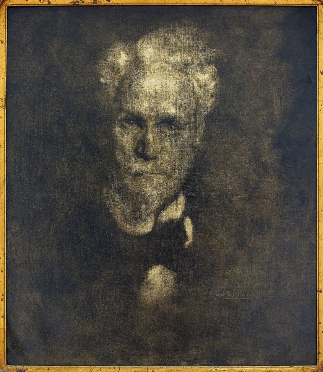 Muotokuva Henri Rochefortista (1831-1913), ennen vuotta 1896 (öljy kankaalle) tekijältä Eugène Carrière