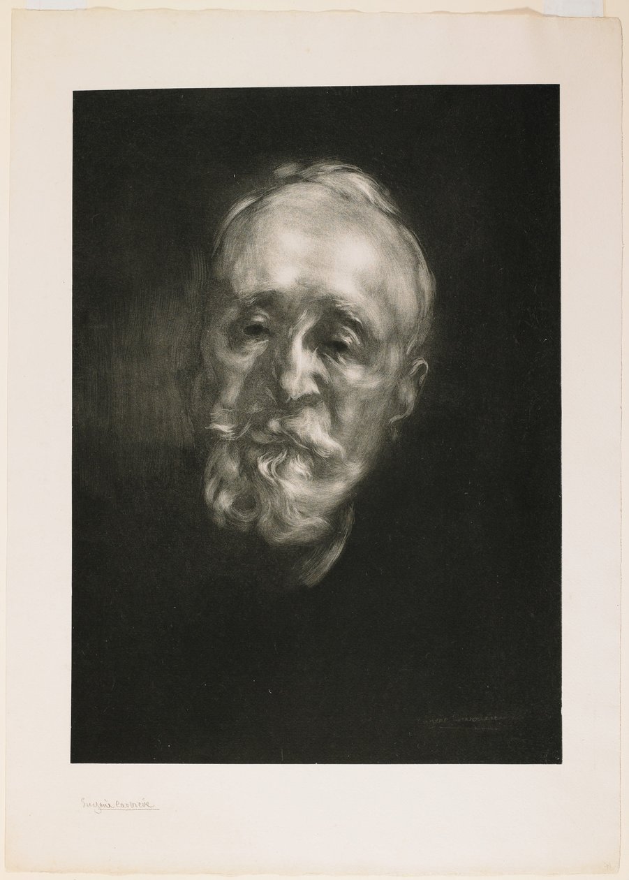 Puvis de Chavannes (Toinen laatta) tekijältä Eugène Carrière