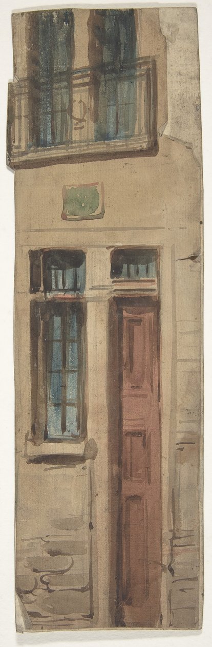 Suunnitelma lavastukselle Pariisin oopperassa, 1830-90. tekijältä Eugene Ciceri