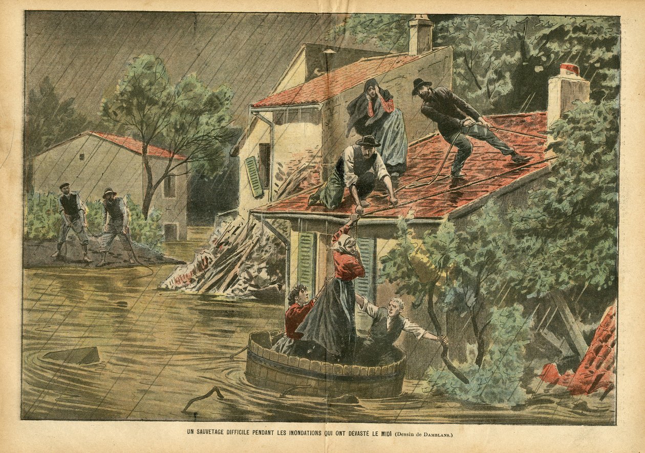 Ilustrasyon ni Eugene Damblans (1865-1945) sa Le Pelerinfinn tekijältä Eugene Damblans