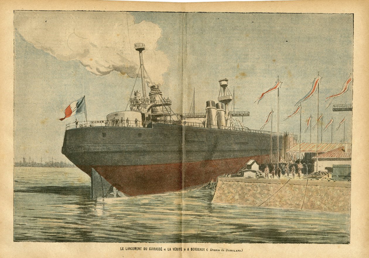 Kuva Eugene Damblansista (1865-1945) Le Pelerinissä, 6.9.2007 - La Verite -rintakilven laukaisu Bordeaux