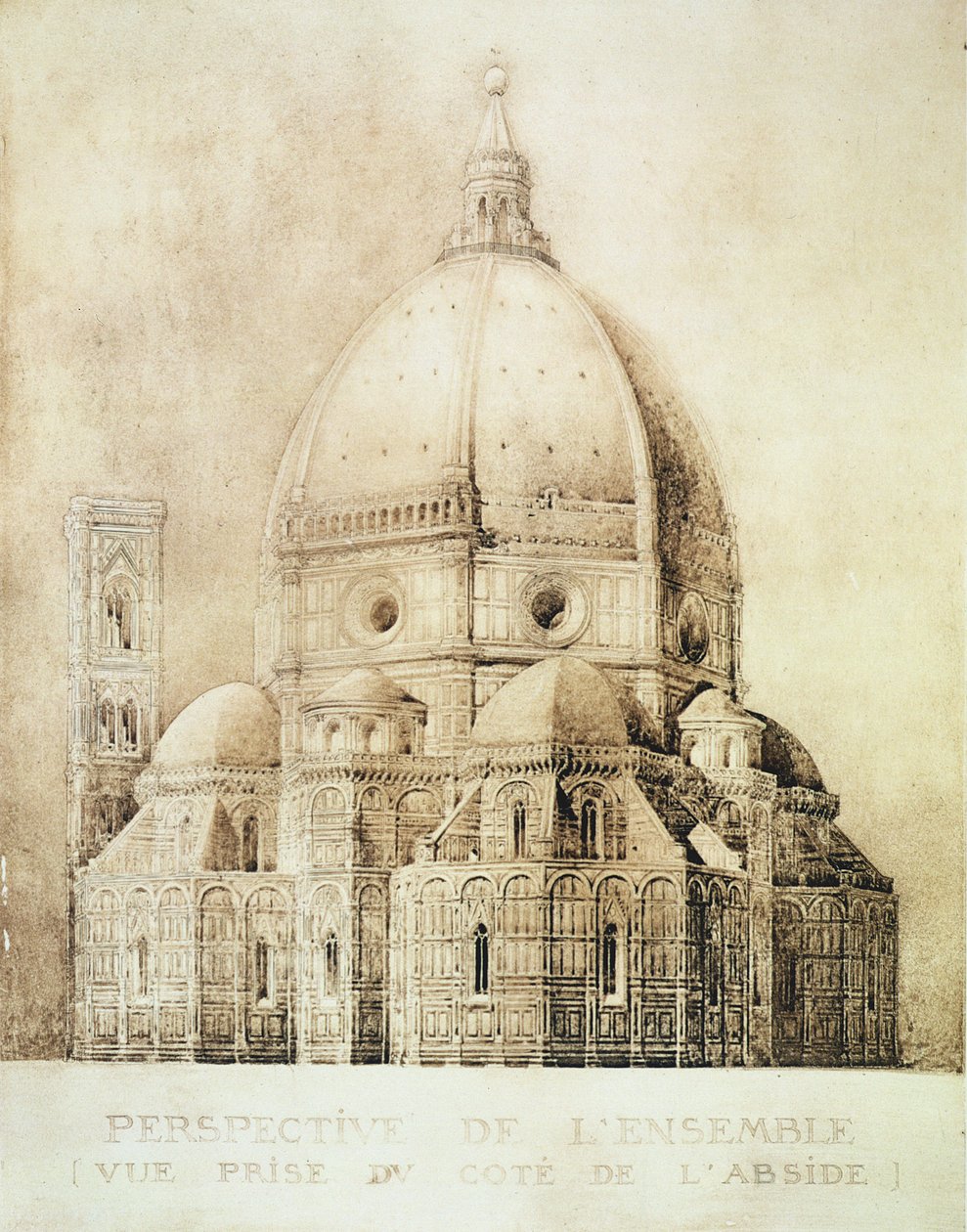 Firenzen katedraali idästä, teoksesta "Fragments d