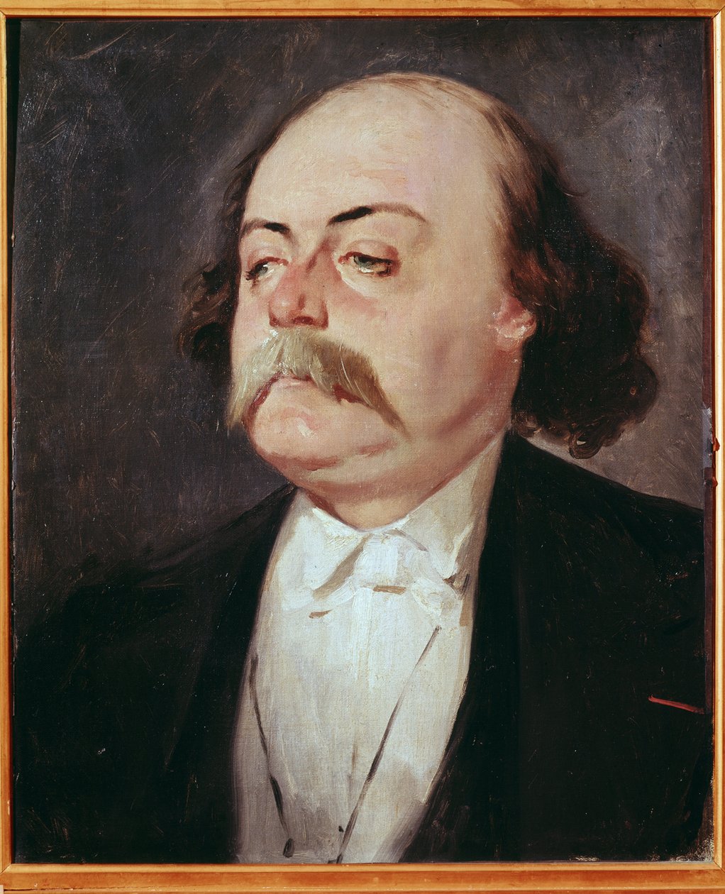 Gustave Flaubertin (1821-1880) muotokuva - Pierre Francois Eugene Giraud