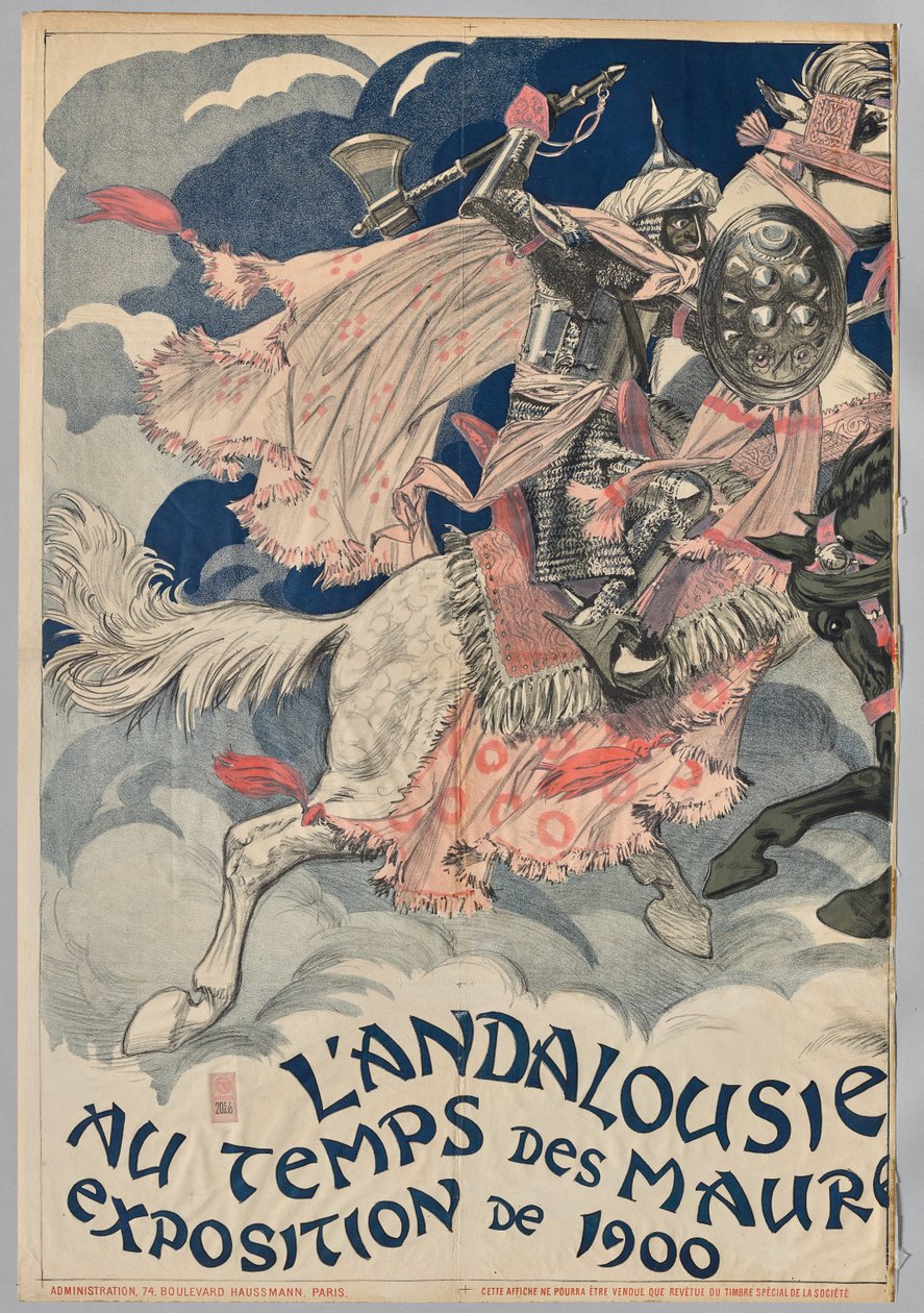 Andalusia maurien aikaan (vasemmalla) tekijältä Eugene Grasset