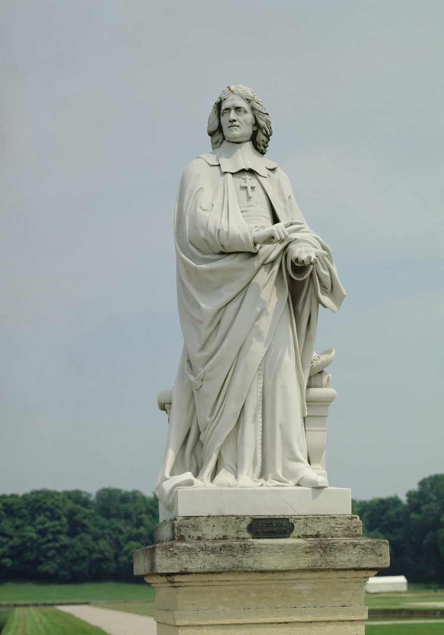 Jacques Benigne Bossuetin (1627-1704) patsas (marmori) tekijältä Eugene Guillaume