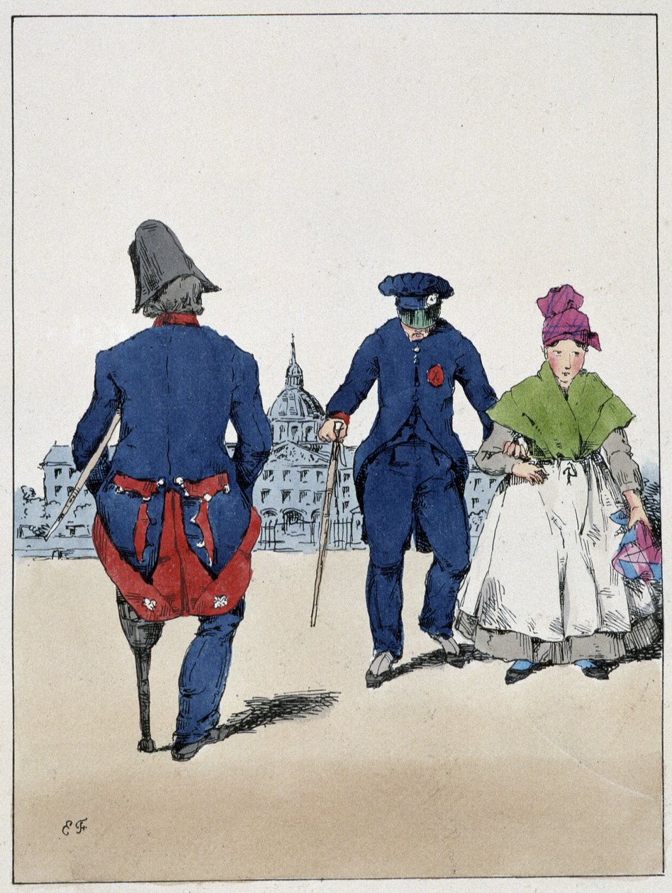 Les Invalides - Eugène Forestin teoksessa "Souvenirs d