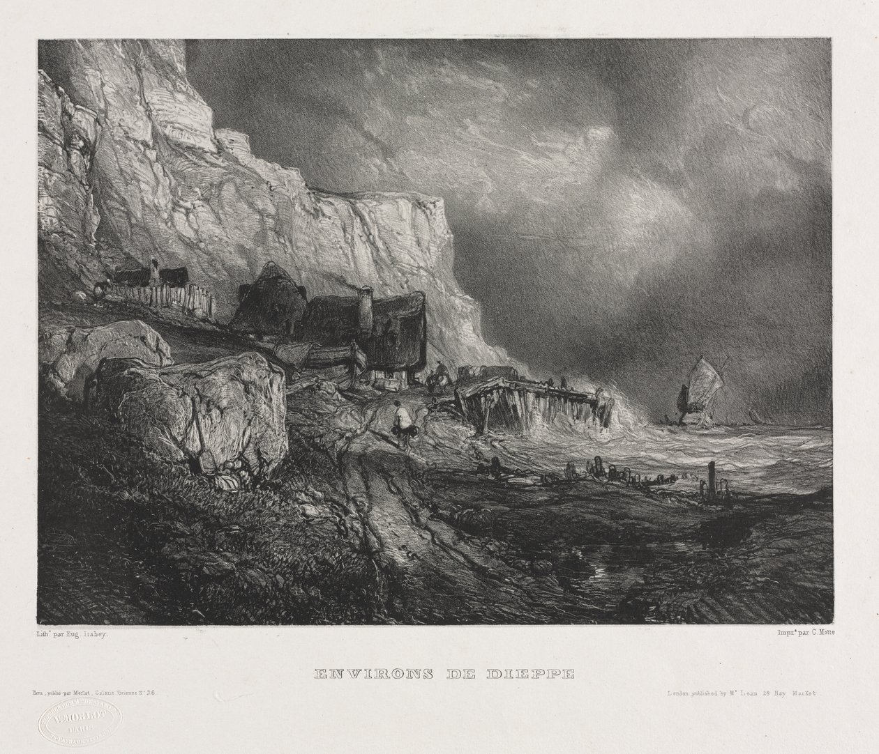 Kuusi merijalkaväkeä, 1833. tekijältä Eugene Isabey