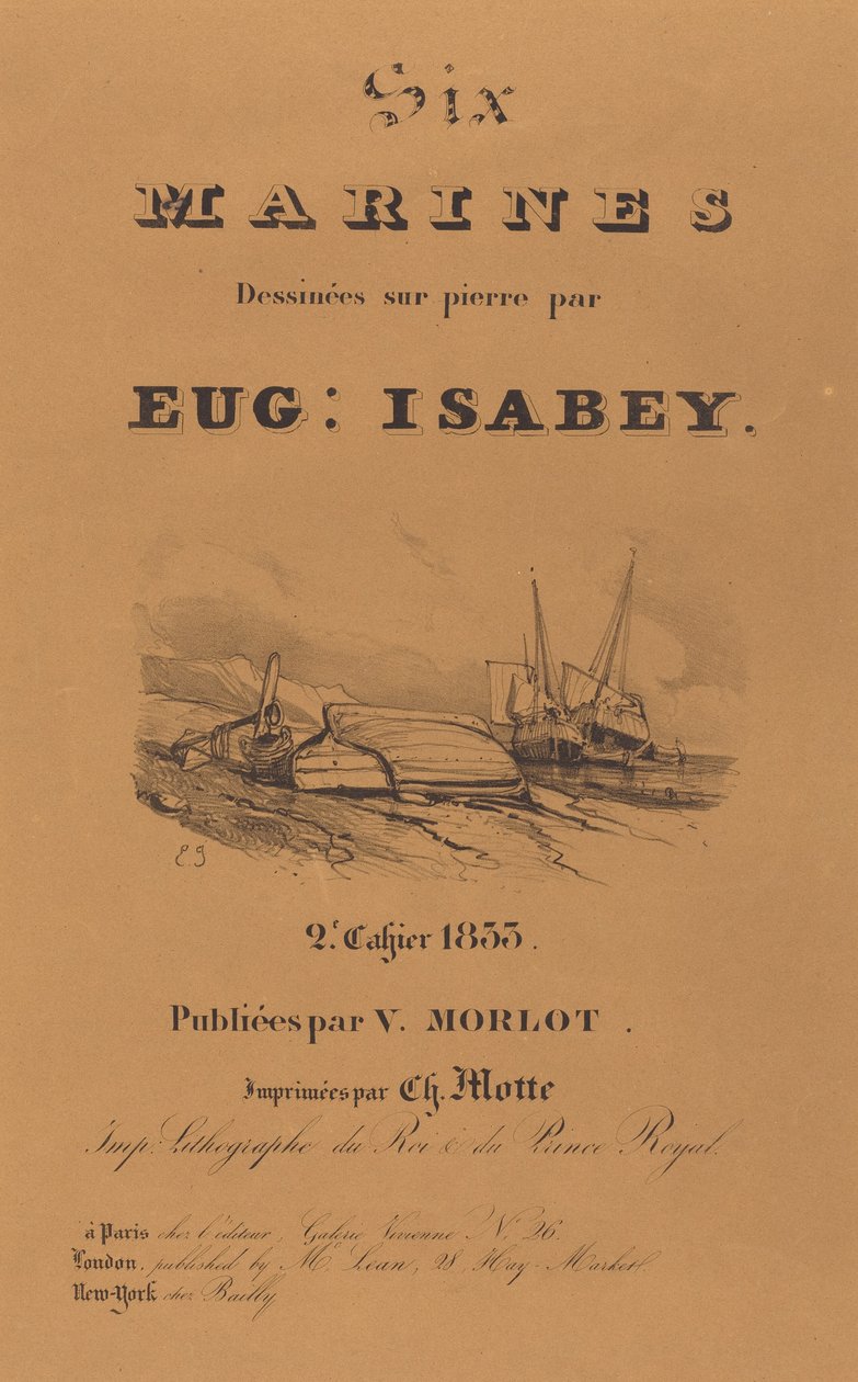 Sechs Marinesoldaten tekijältä Eugene Isabey