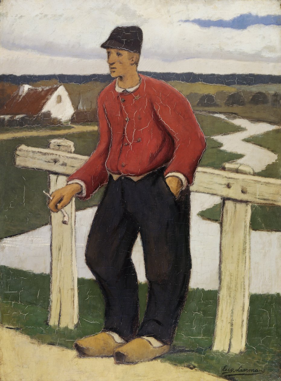 Nuori viljelijä tekijältä Eugene Laermans