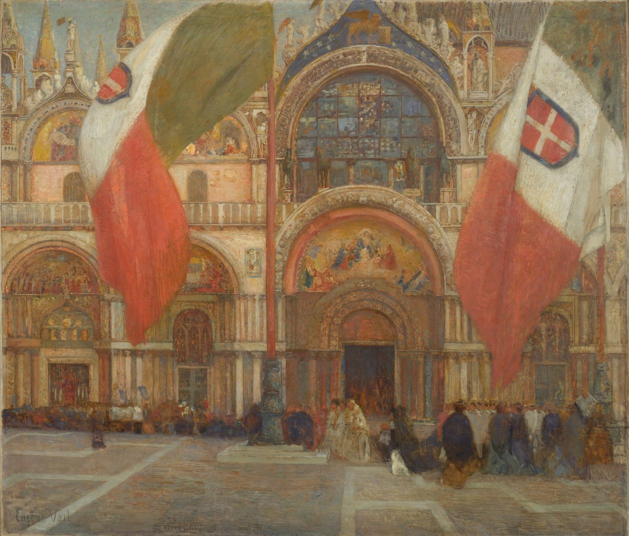 Juhlapäivä Venetsiassa, noin 1904 tekijältä Eugene Lawrence Vail