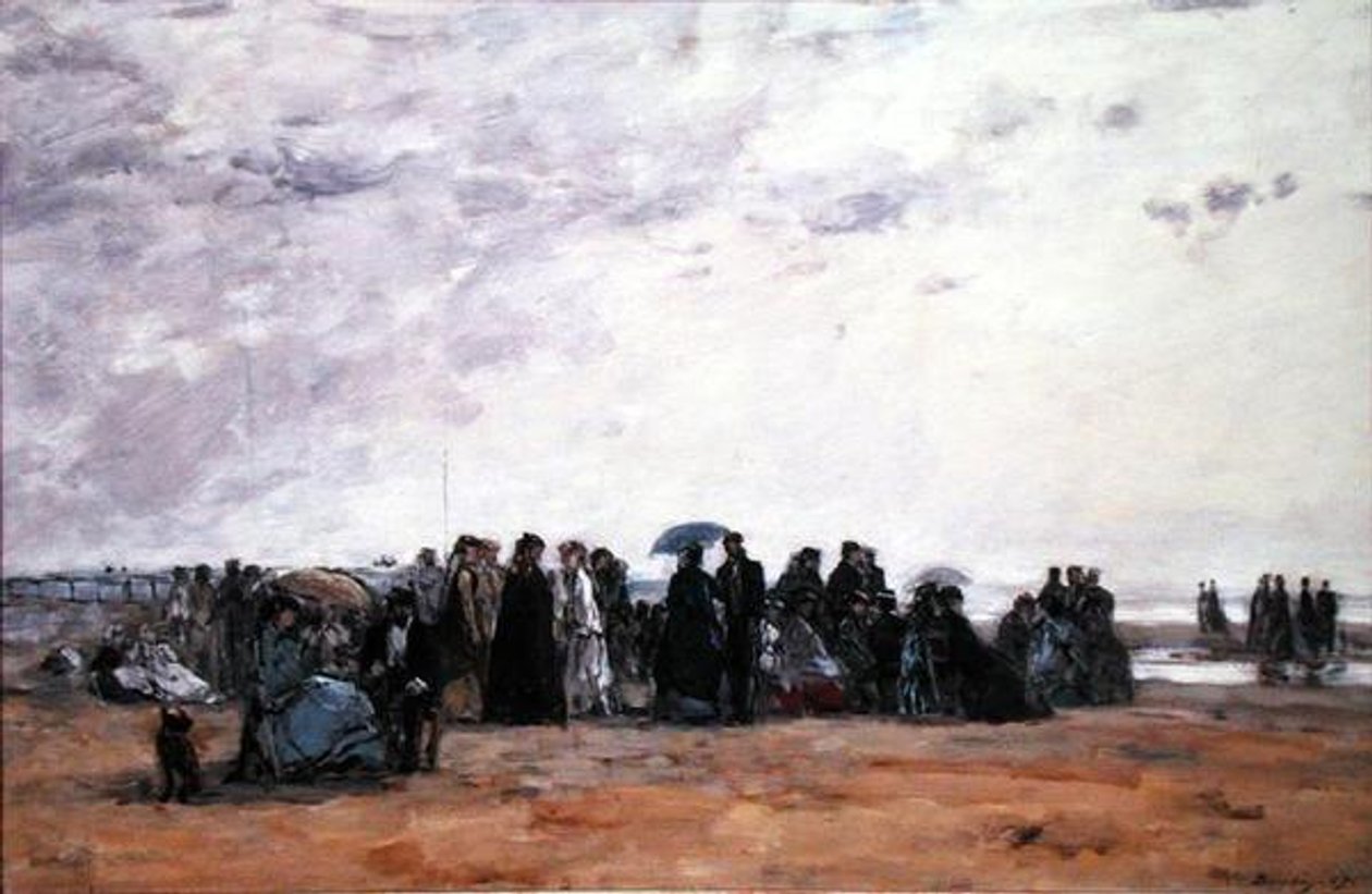 Merenrantavesipaikka tekijältä Eugene Louis Boudin
