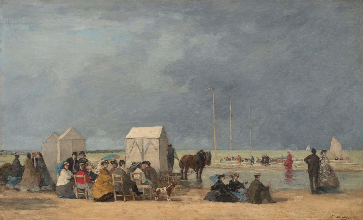 Uintiaika Deauvillessa tekijältä Eugene Louis Boudin