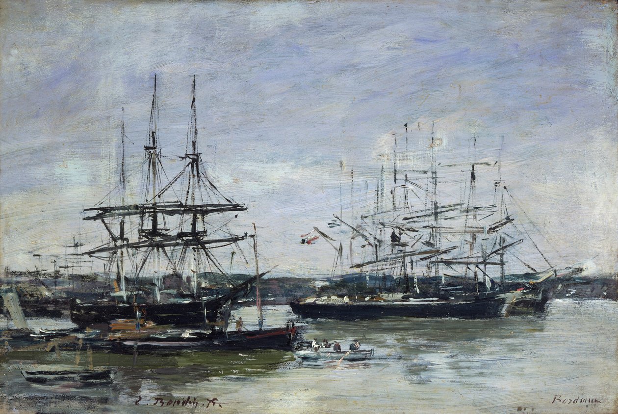"Bordeaux", 1875 tekijältä Eugene Louis Boudin