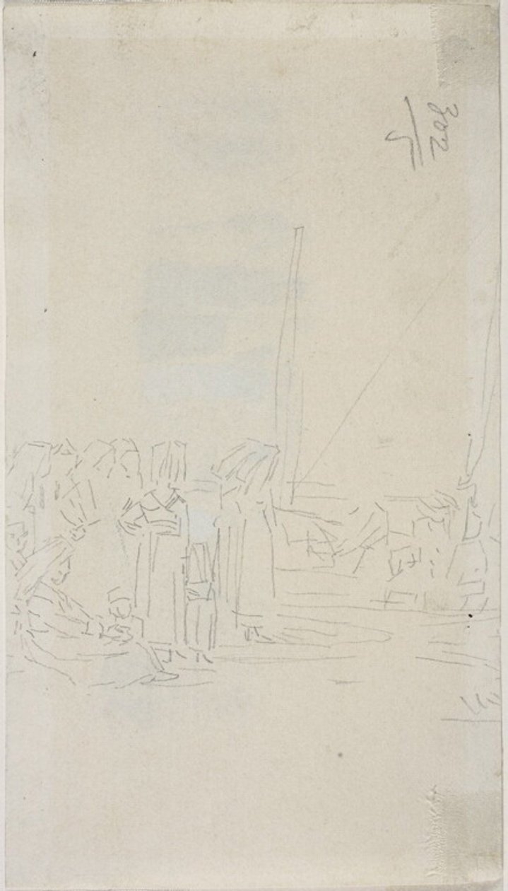 Bretagnelaiset naiset rannalla tekijältä Eugene Louis Boudin