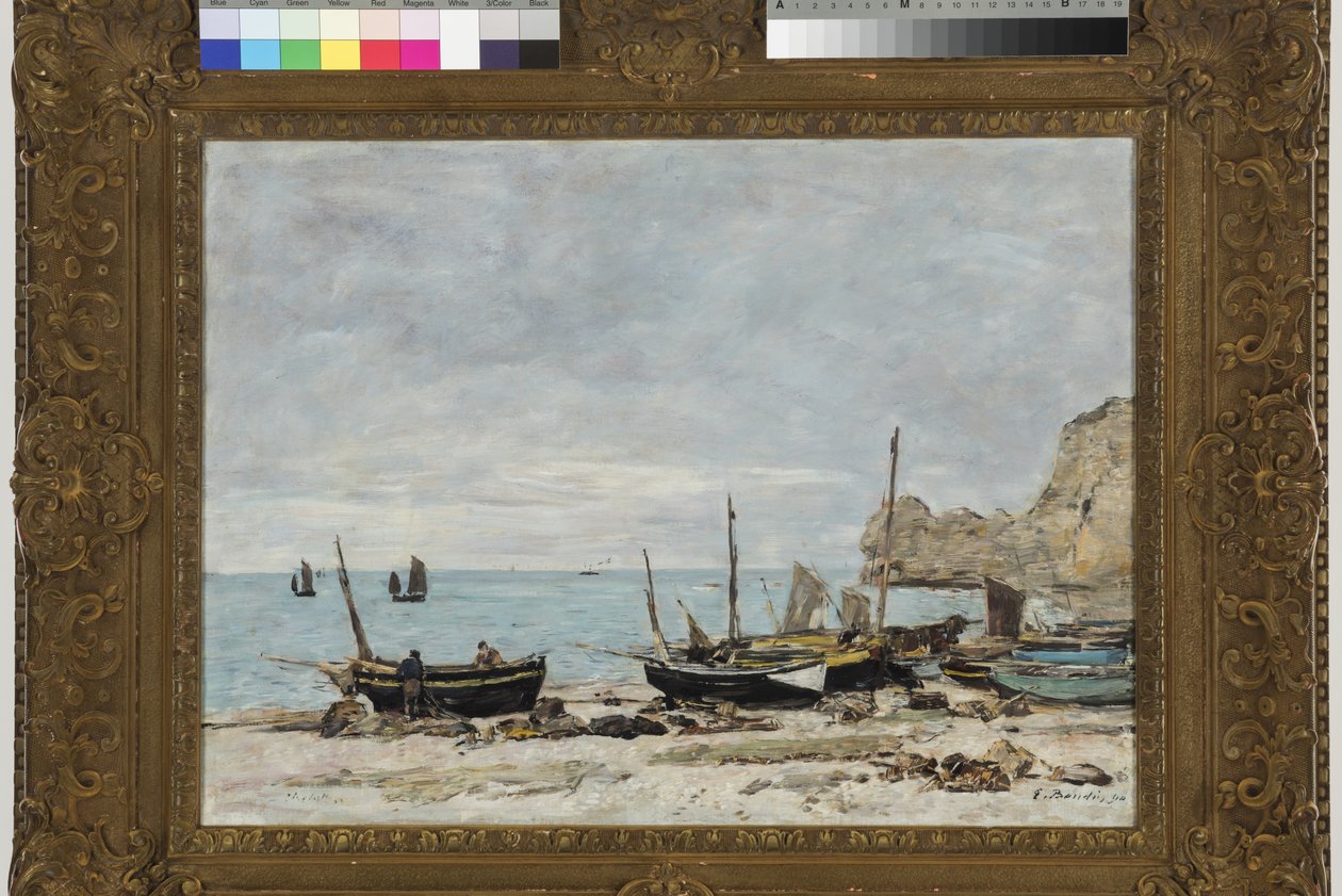 Étretat tekijältä Eugene Louis Boudin