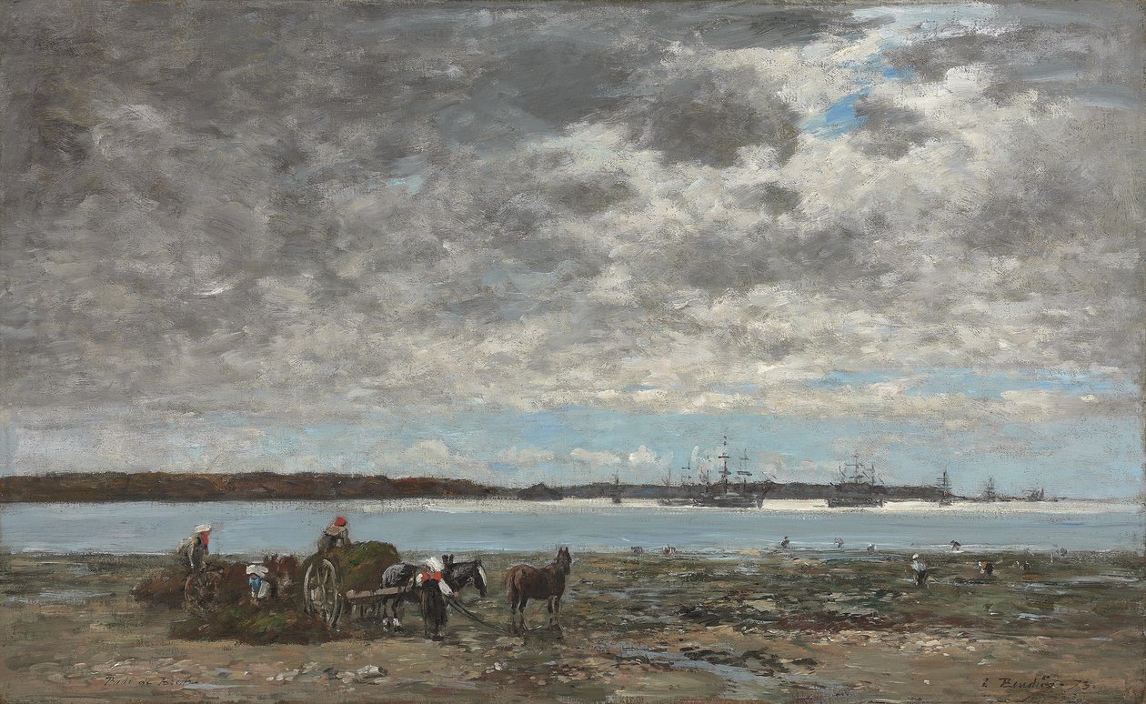 Rakkolevän sato, Brestin satama tekijältä Eugene Louis Boudin