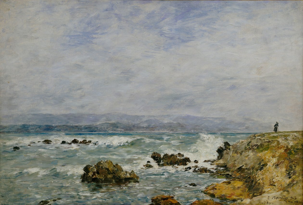 The Point of Ilette, Antibes, 1893 tekijältä Eugene Louis Boudin