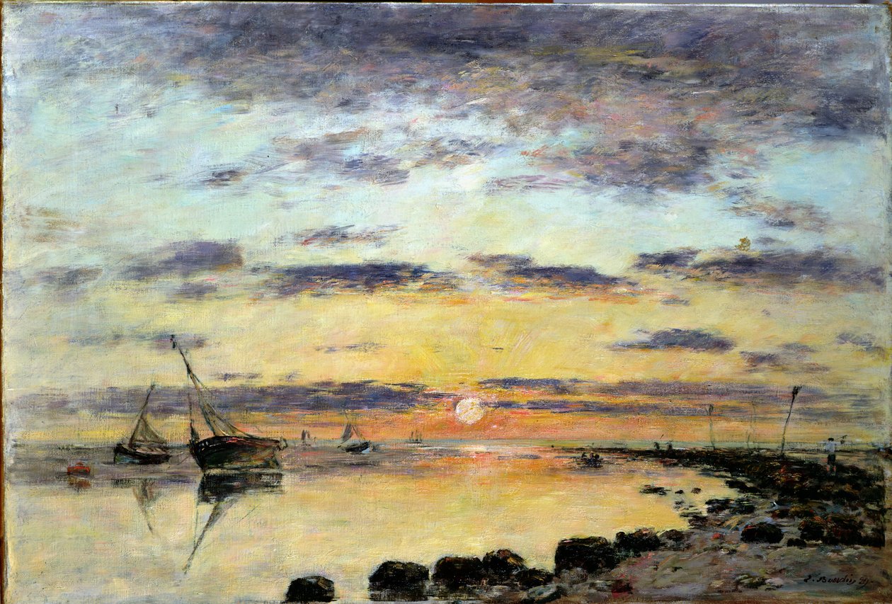 Le Havre, 1889 tekijältä Eugene Louis Boudin
