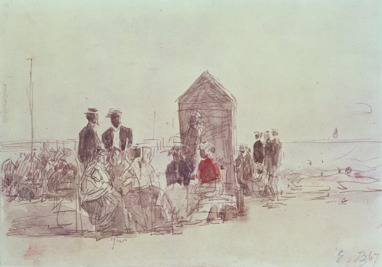 Huonekalut ja erilaiset esineet 1100- ja 1300-luvuilta tekijältä Eugene Louis Boudin